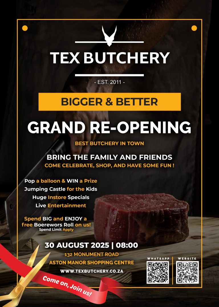 Read more about the article RE-OPENING OF THE NEW TEX BUTCHERY